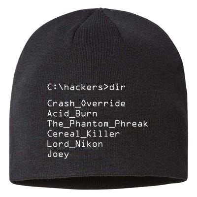 Hackers Movie C Cast Of Characters Sustainable Beanie