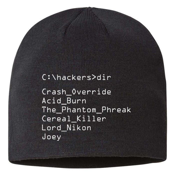 Hackers Movie C Cast Of Characters Sustainable Beanie