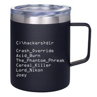 Hackers Movie C Cast Of Characters 12oz Stainless Steel Coffee Mug