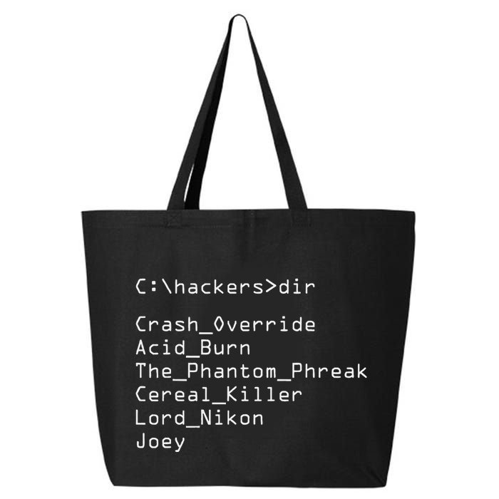 Hackers Movie C Cast Of Characters 25L Jumbo Tote
