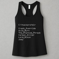 Hackers Movie C Cast Of Characters Womens Tank Top
