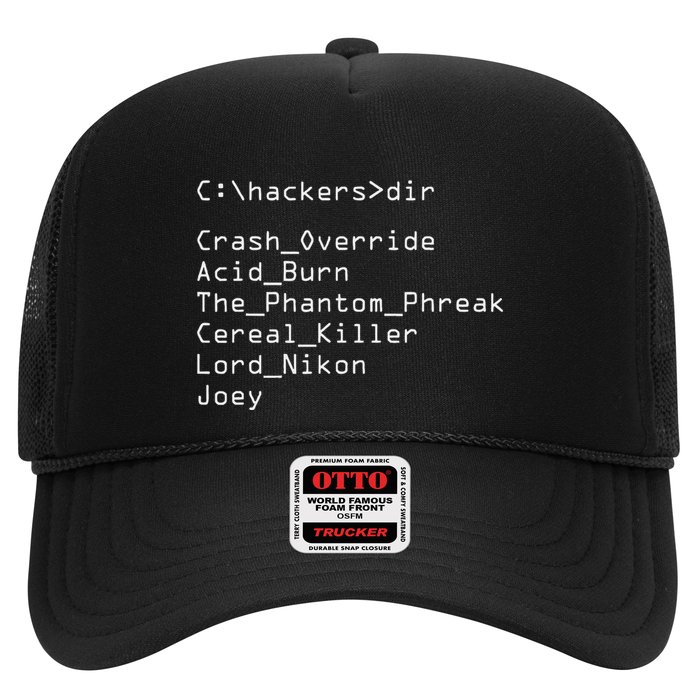 Hackers Movie C Cast Of Characters Trucker Hat