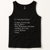 Hackers Movie C Cast Of Characters Tank Top