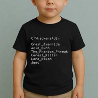 Hackers Movie C Cast Of Characters Toddler T-Shirt