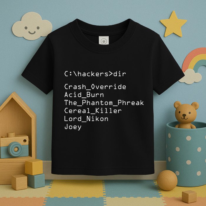 Hackers Movie C Cast Of Characters Toddler T-Shirt