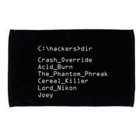 Hackers Movie C Cast Of Characters Microfiber Hand Towel