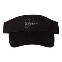 Hackers Movie C Cast Of Characters Valucap Bio-Washed Visor