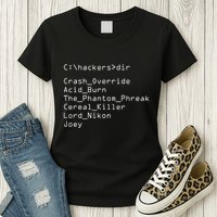 Hackers Movie C Cast Of Characters Women's T-Shirt