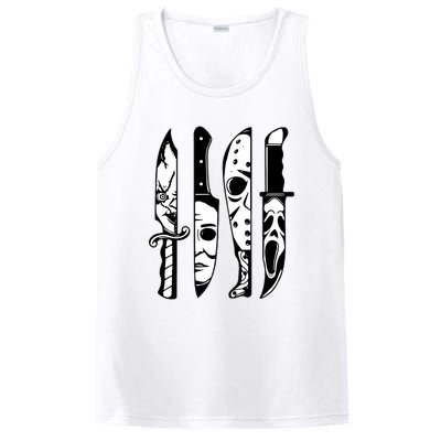 Horror Movie Characters In Knives PosiCharge Competitor Tank