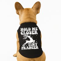 Hold me closer tiny prancer Deer Ugly Christmas Sweater Doggie Tank