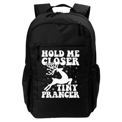 Hold me closer tiny prancer Deer Ugly Christmas Sweater Backpack