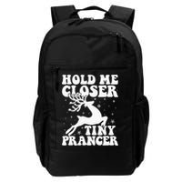 Hold me closer tiny prancer Deer Ugly Christmas Sweater Backpack