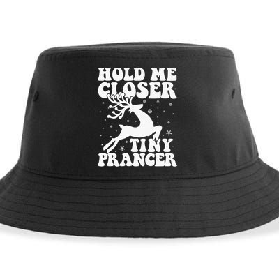 Hold me closer tiny prancer Deer Ugly Christmas Sweater Sustainable Bucket Hat
