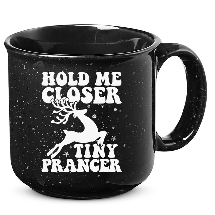 Hold me closer tiny prancer Deer Ugly Christmas Sweater 15oz Campfire Ceramic Mug