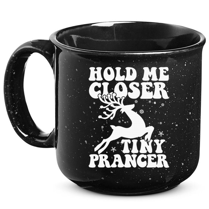 Hold me closer tiny prancer Deer Ugly Christmas Sweater 15oz Campfire Ceramic Mug