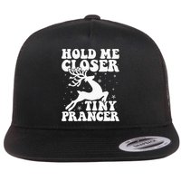 Hold me closer tiny prancer Deer Ugly Christmas Sweater Flatbill Hat