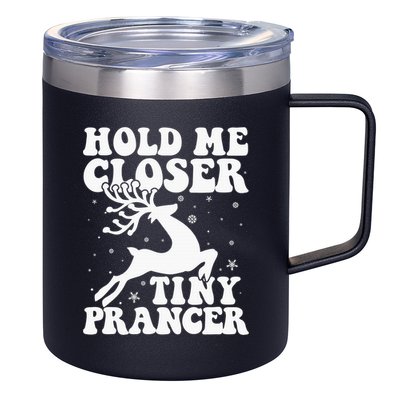 Hold me closer tiny prancer Deer Ugly Christmas Sweater 12oz Stainless Steel Coffee Mug