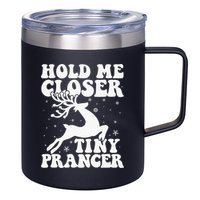Hold me closer tiny prancer Deer Ugly Christmas Sweater 12oz Stainless Steel Coffee Mug