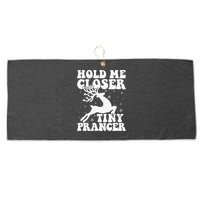 Hold me closer tiny prancer Deer Ugly Christmas Sweater Large Microfiber Waffle Golf Towel