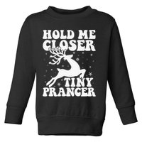 Hold me closer tiny prancer Deer Ugly Christmas Sweater Toddler Sweatshirt