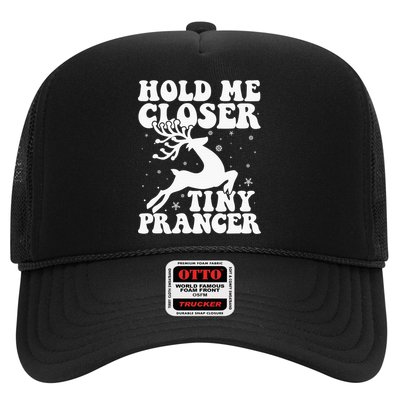 Hold me closer tiny prancer Deer Ugly Christmas Sweater Trucker Hat