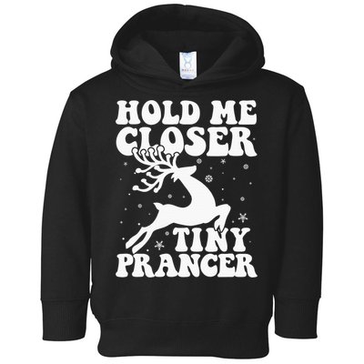 Hold me closer tiny prancer Deer Ugly Christmas Sweater Toddler Hoodie