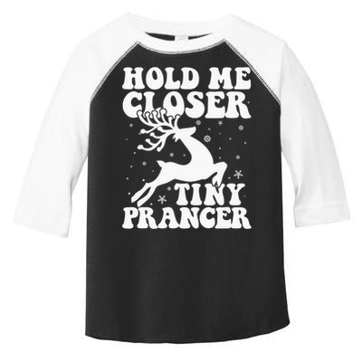 Hold me closer tiny prancer Deer Ugly Christmas Sweater Toddler Fine Jersey T-Shirt