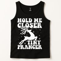Hold me closer tiny prancer Deer Ugly Christmas Sweater Tank Top