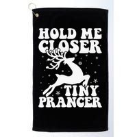 Hold me closer tiny prancer Deer Ugly Christmas Sweater Golf Towel