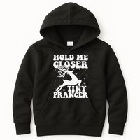 Hold me closer tiny prancer Deer Ugly Christmas Sweater Kids Hoodie