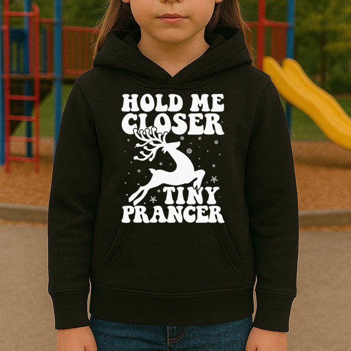 Hold me closer tiny prancer Deer Ugly Christmas Sweater Kids Hoodie