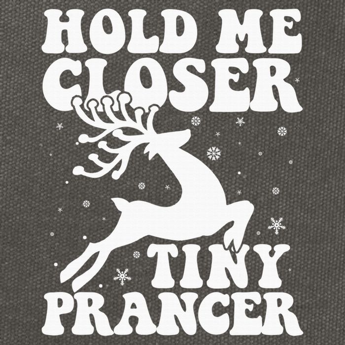 Hold me closer tiny prancer Deer Ugly Christmas Sweater Cotton Canvas Backpack