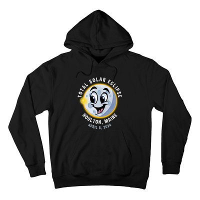 Holton Maine Cute Solar Eclipse April 8 2024 Moon Hoodie