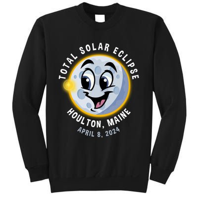 Holton Maine Cute Solar Eclipse April 8 2024 Moon Sweatshirt