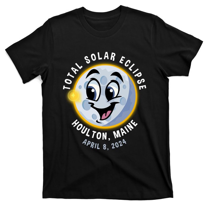 Holton Maine Cute Solar Eclipse April 8 2024 Moon T-Shirt