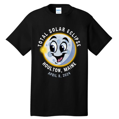 Holton Maine Cute Solar Eclipse April 8 2024 Moon Tall T-Shirt