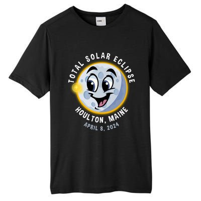 Holton Maine Cute Solar Eclipse April 8 2024 Moon Tall Fusion ChromaSoft Performance T-Shirt