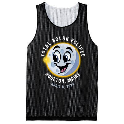 Holton Maine Cute Solar Eclipse April 8 2024 Moon Mesh Reversible Basketball Jersey Tank