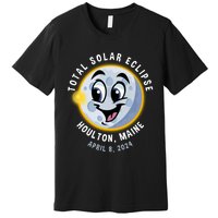 Holton Maine Cute Solar Eclipse April 8 2024 Moon Premium T-Shirt