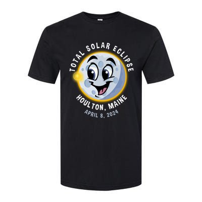 Holton Maine Cute Solar Eclipse April 8 2024 Moon Softstyle CVC T-Shirt