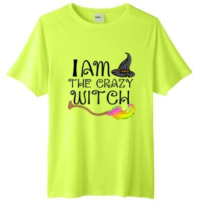 Halloween Matching Couples Pajamas Fun I Am The Crazy Witch Gift Tall Fusion ChromaSoft Performance T-Shirt