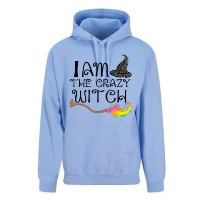 Halloween Matching Couples Pajamas Fun I Am The Crazy Witch Gift Unisex Surf Hoodie