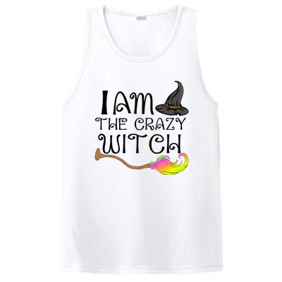 Halloween Matching Couples Pajamas Fun I Am The Crazy Witch Gift PosiCharge Competitor Tank