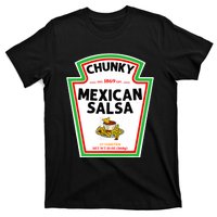 Halloween Matching Costume Chunky Mexican Salsa Bottle Label T-Shirt