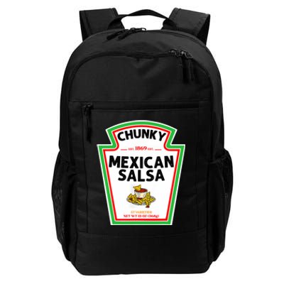 Halloween Matching Costume Chunky Mexican Salsa Bottle Label Daily Commute Backpack