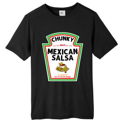 Halloween Matching Costume Chunky Mexican Salsa Bottle Label Tall Fusion ChromaSoft Performance T-Shirt