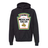 Halloween Matching Costume Chunky Mexican Salsa Bottle Label Premium Hoodie