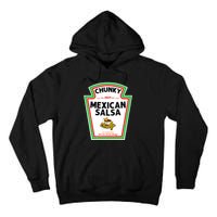 Halloween Matching Costume Chunky Mexican Salsa Bottle Label Tall Hoodie