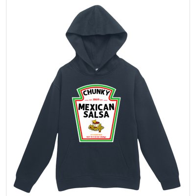 Halloween Matching Costume Chunky Mexican Salsa Bottle Label Urban Pullover Hoodie