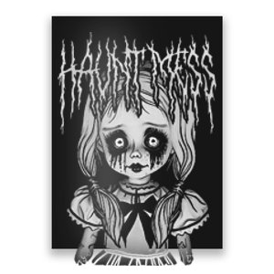 Haunt Mess Creepy Haunted Doll Illustration Poster